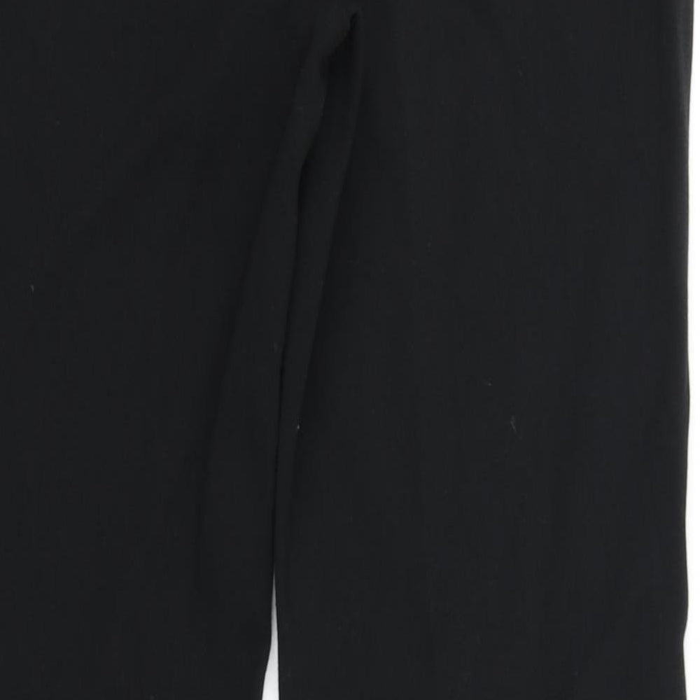 M&S Collection Womens Black   Trousers  Size 14 L30 in