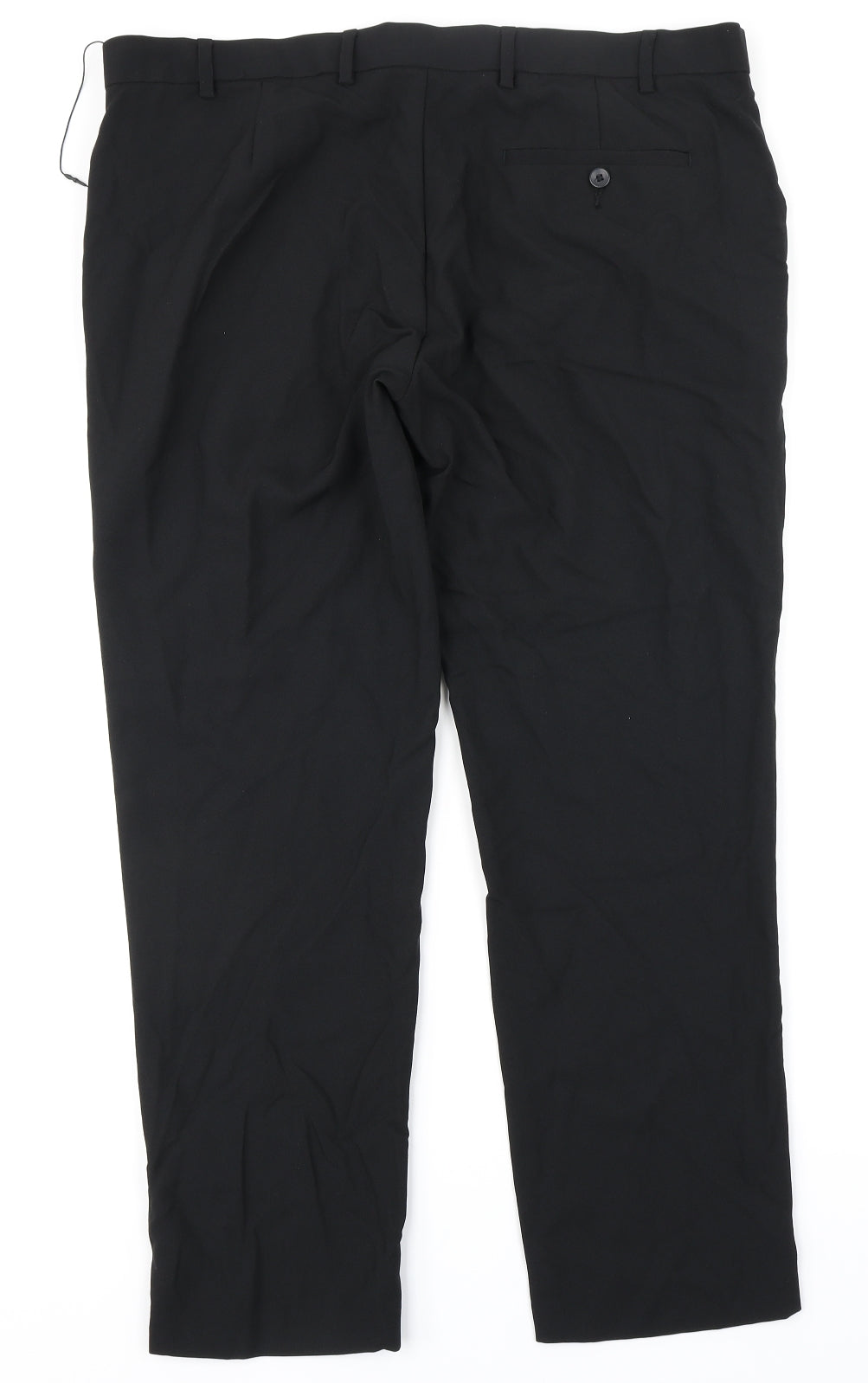 M&S Mens Black   Trousers  Size 38 in L29 in