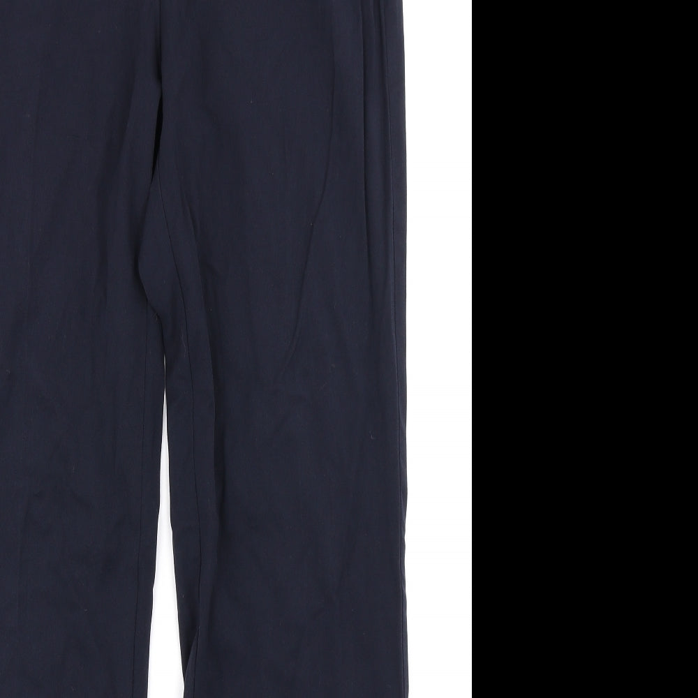 M&S Collection Womens Blue   Trousers  Size 14 L30 in