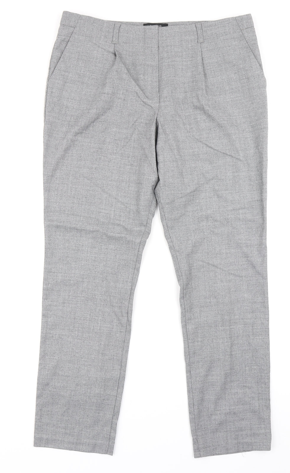Autograph Womens Grey   Trousers  Size 14 L25 in