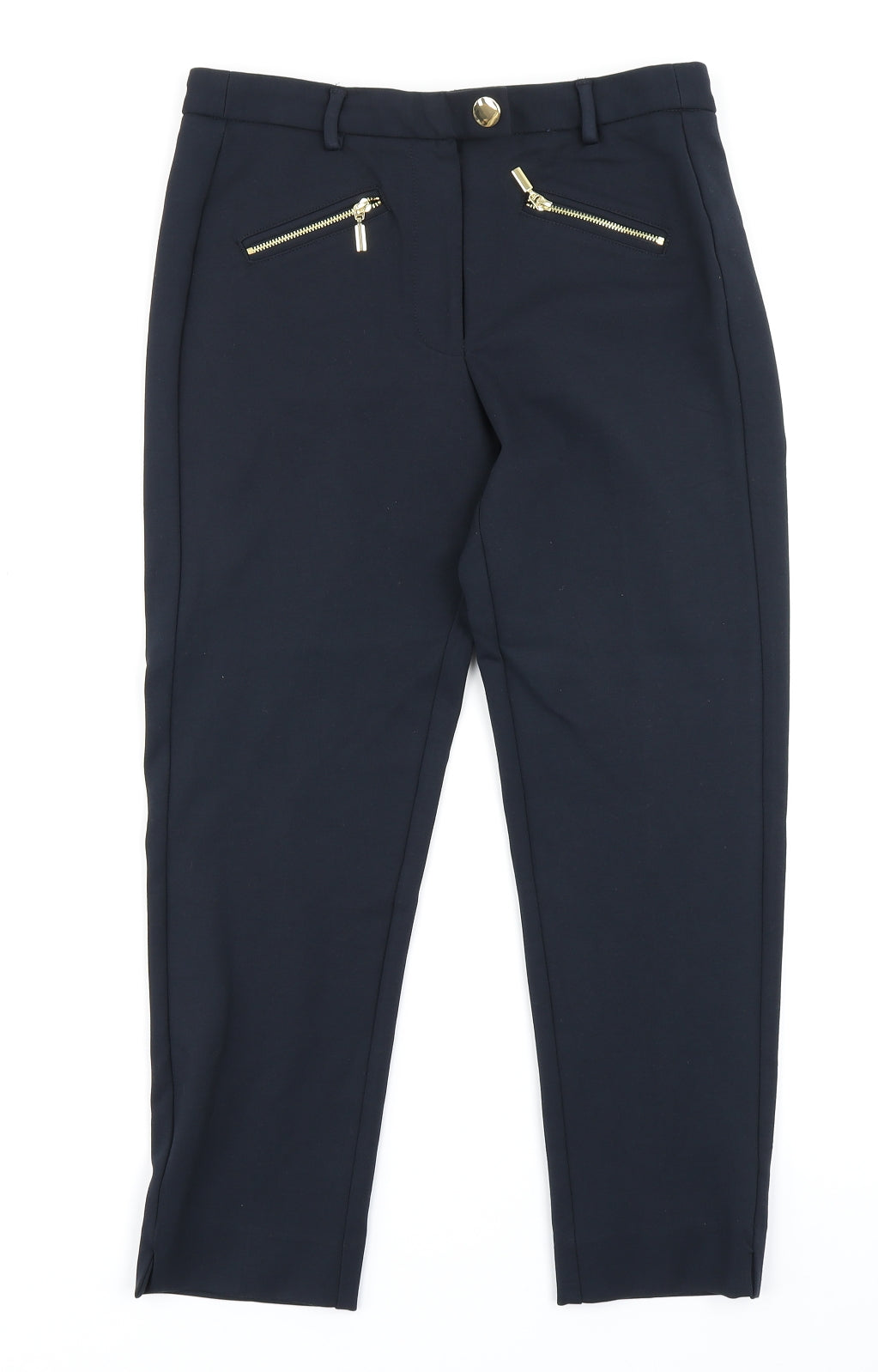 M&S Womens Blue   Trousers  Size 10 L23 in