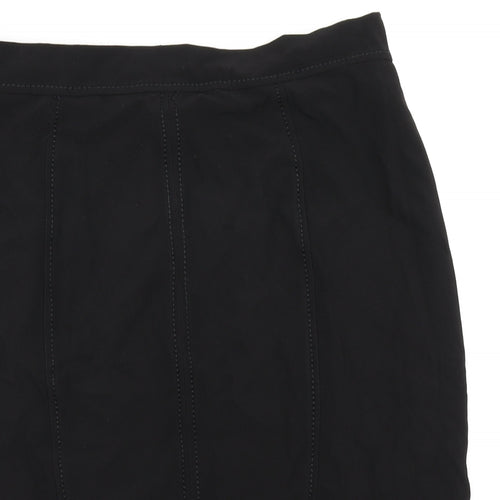 M&S Collection Womens Black   Straight & Pencil Skirt Size 32 in