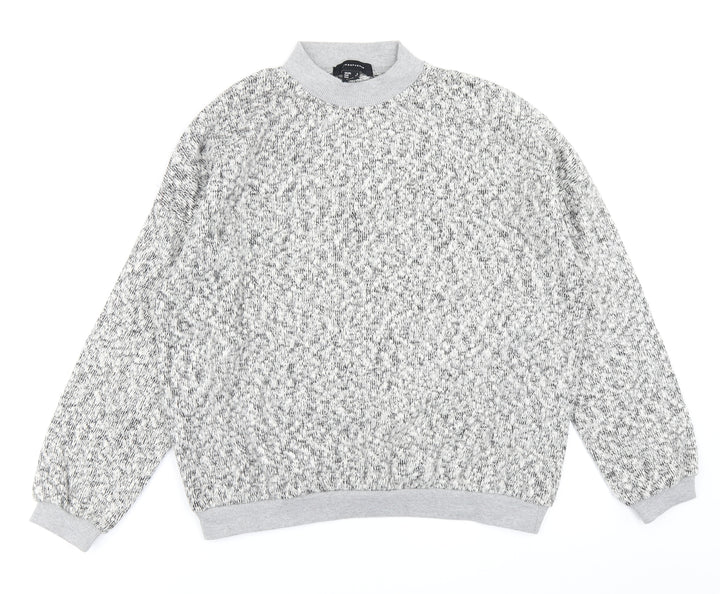 Atmosphere Womens Grey Pullover Sweatshirt Size 8