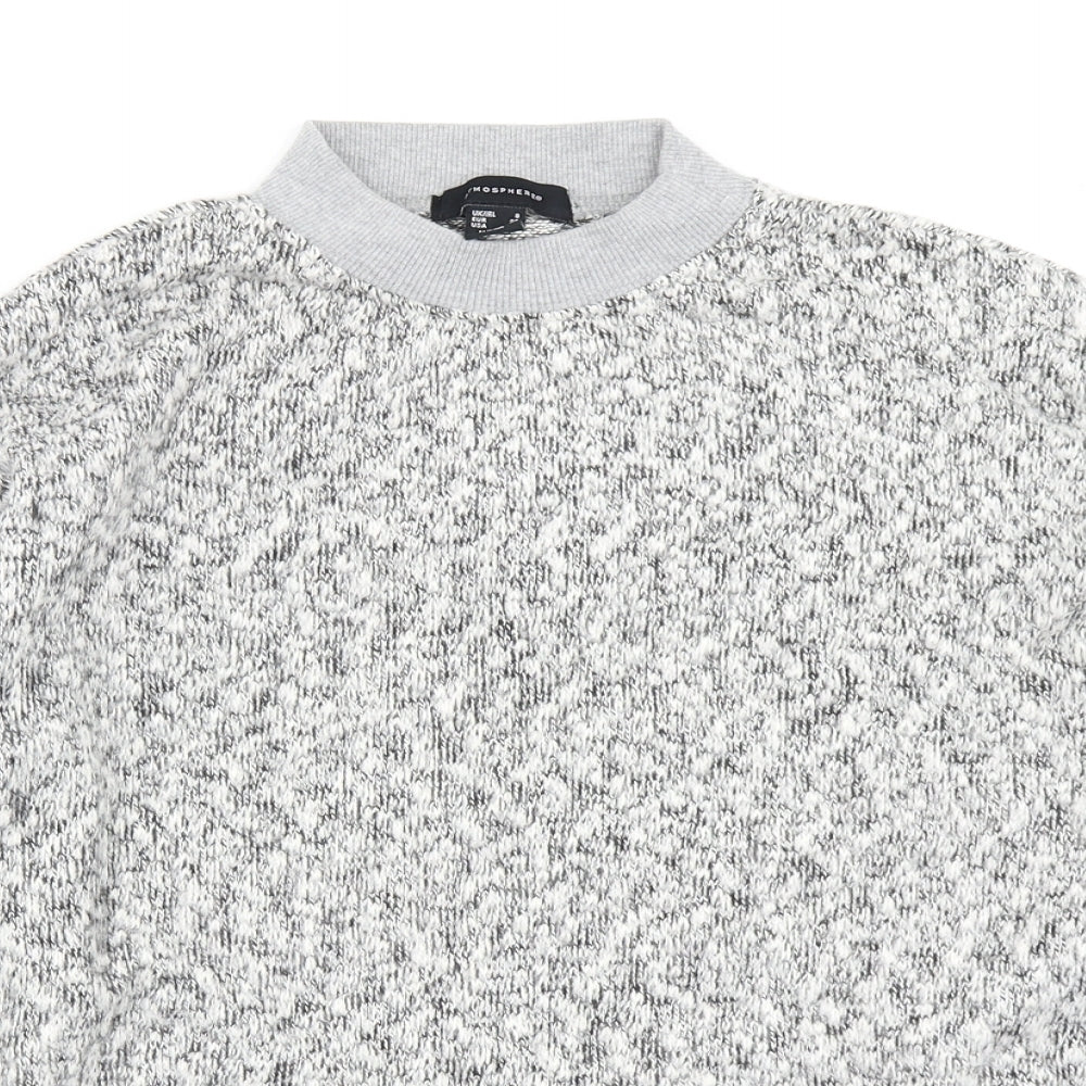 Atmosphere Womens Grey   Pullover Sweatshirt Size 8