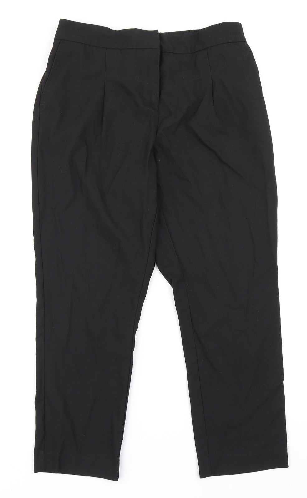 NEXT Womens Black   Trousers  Size 10 L22 in