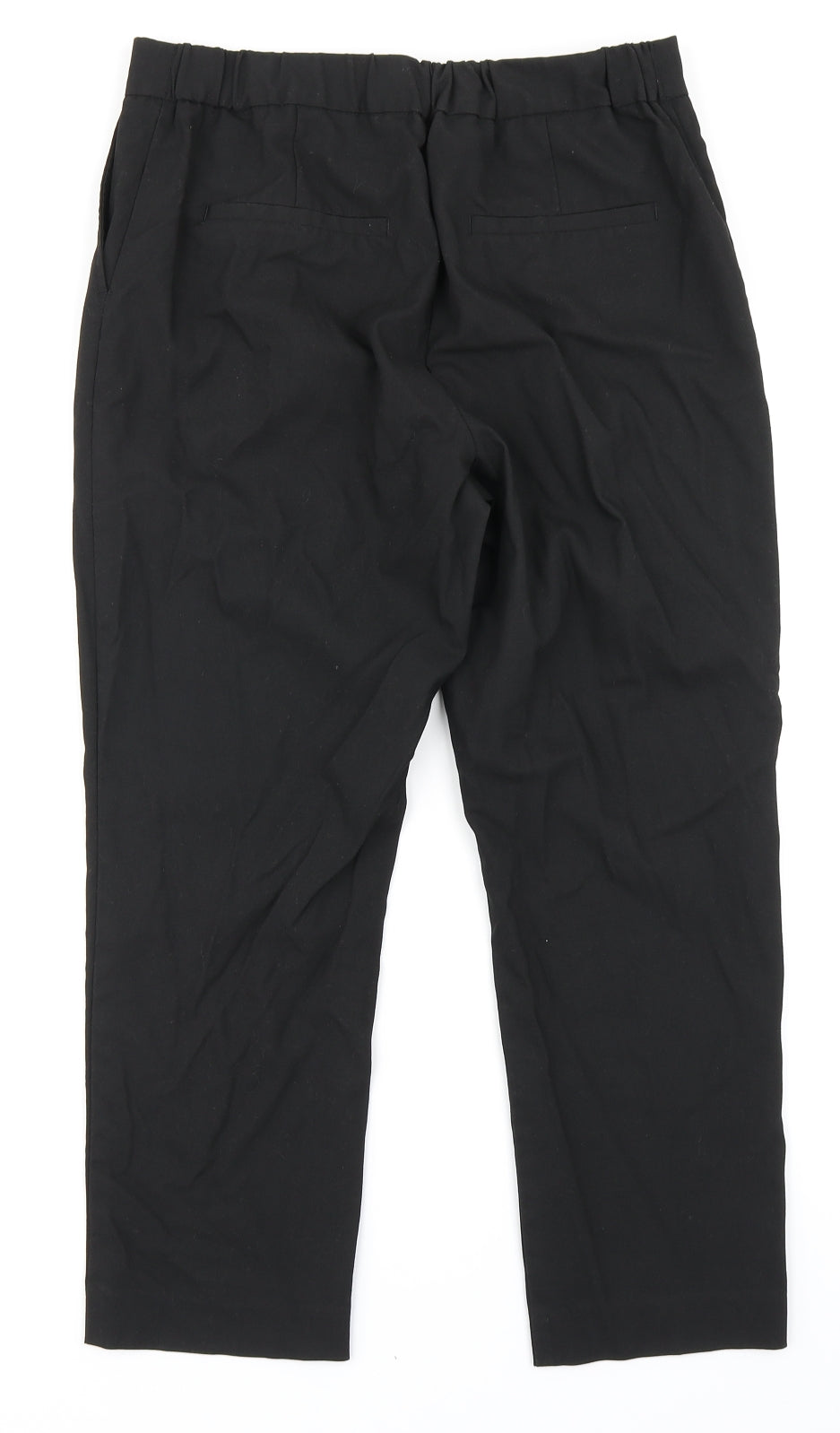 NEXT Womens Black   Trousers  Size 10 L22 in