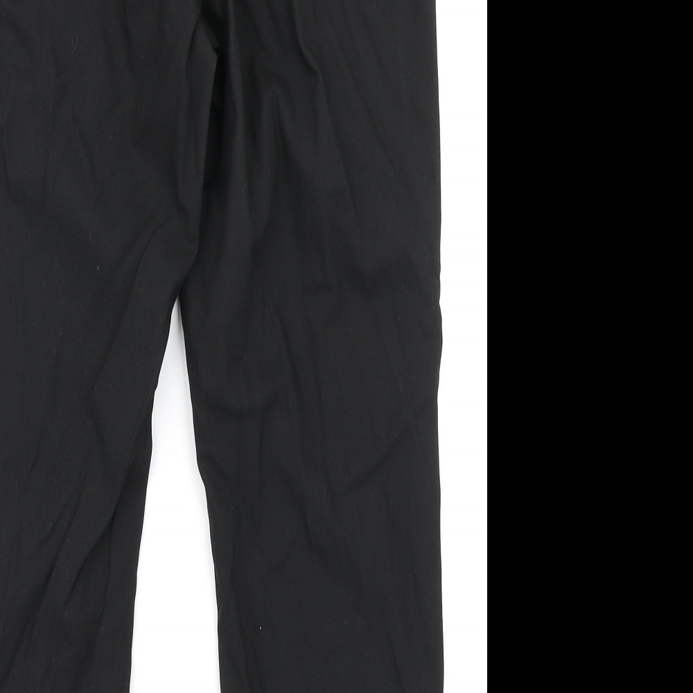 NEXT Womens Black   Trousers  Size 10 L22 in