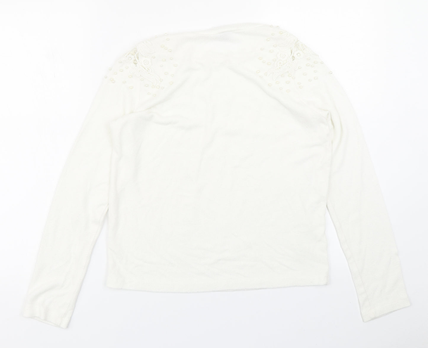 Divided Womens White   Basic T-Shirt Size S