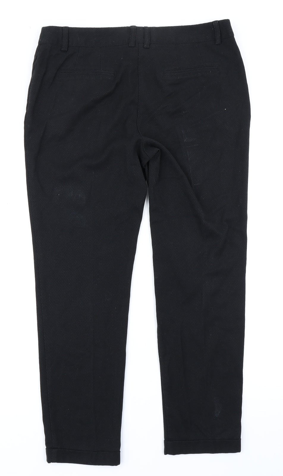 NEXT Womens Black   Trousers  Size 12 L24 in
