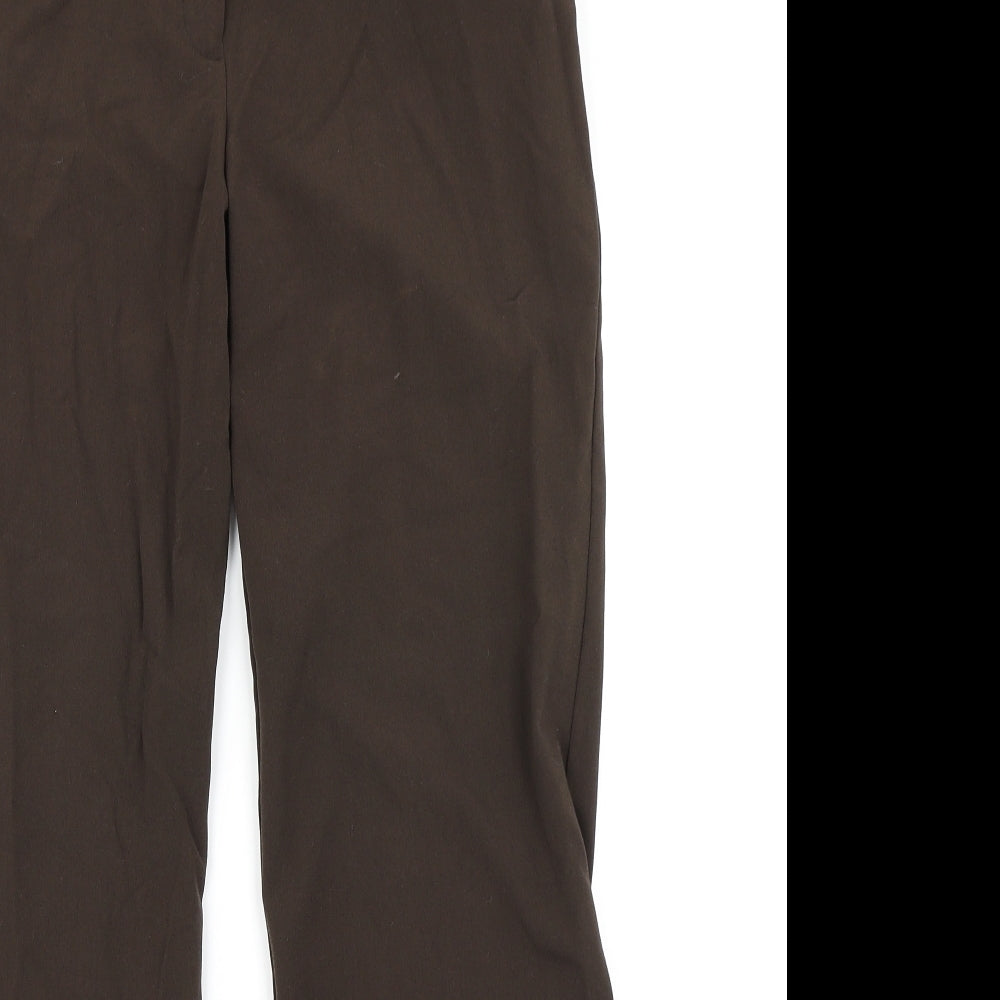 New Look Womens Brown   Trousers  Size 12 L27 in