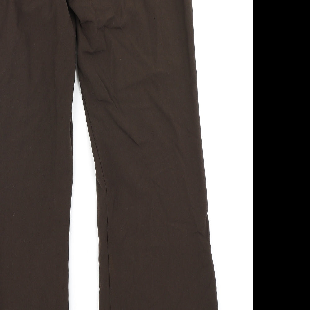 New Look Womens Brown   Trousers  Size 12 L27 in