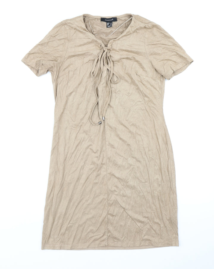 Atmosphere Womens Brown Bodycon Size 6