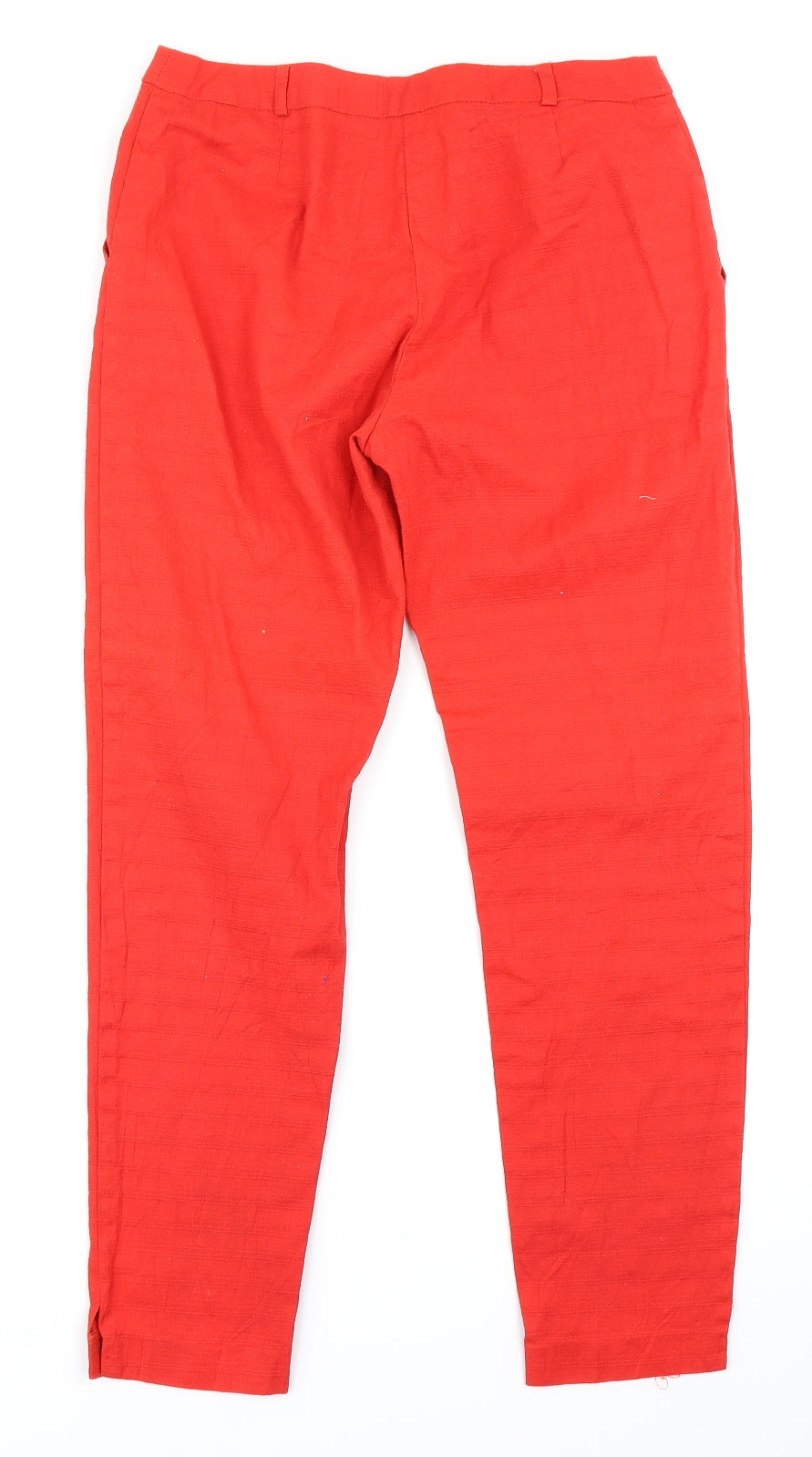 George Womens Red   Cargo Trousers Size 8 L25 in
