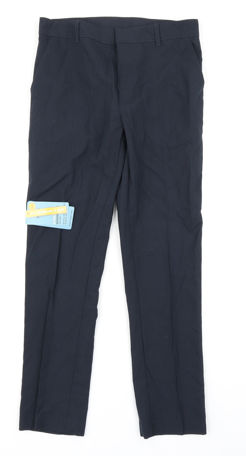 M&S Boys Blue   Dress Pants Trousers Size 12-13 Years