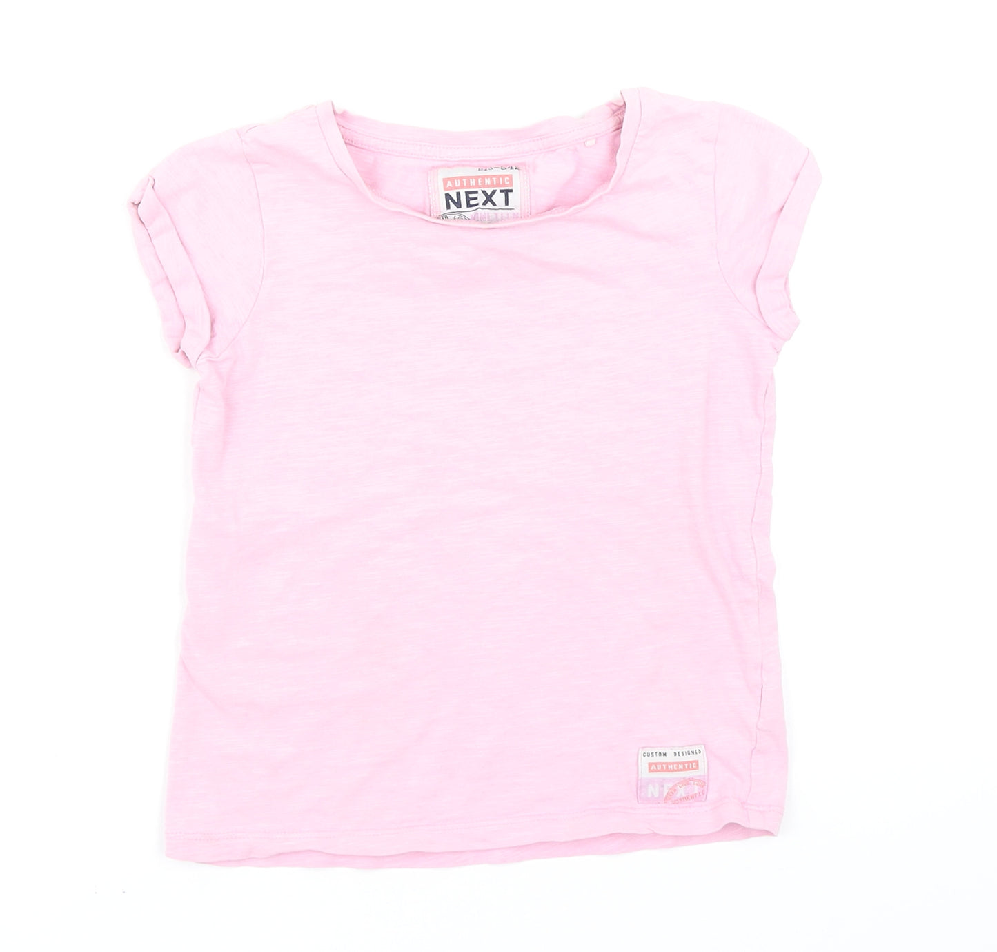 NEXT Girls Pink   Basic T-Shirt Size 6 Years