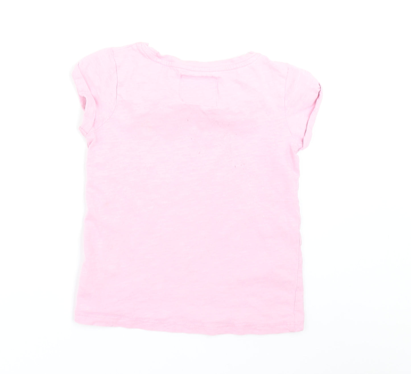 NEXT Girls Pink   Basic T-Shirt Size 6 Years