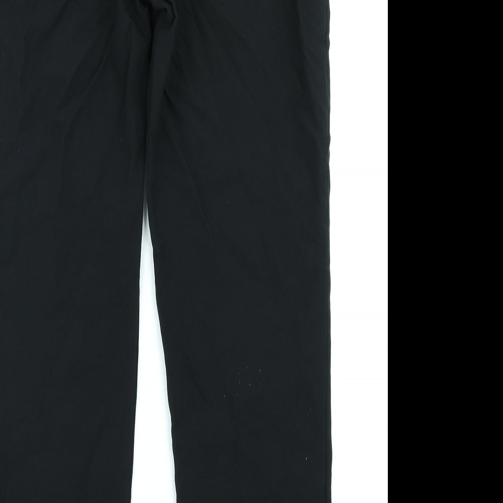 Peacocks Womens Black   Trousers  Size 12 L26 in