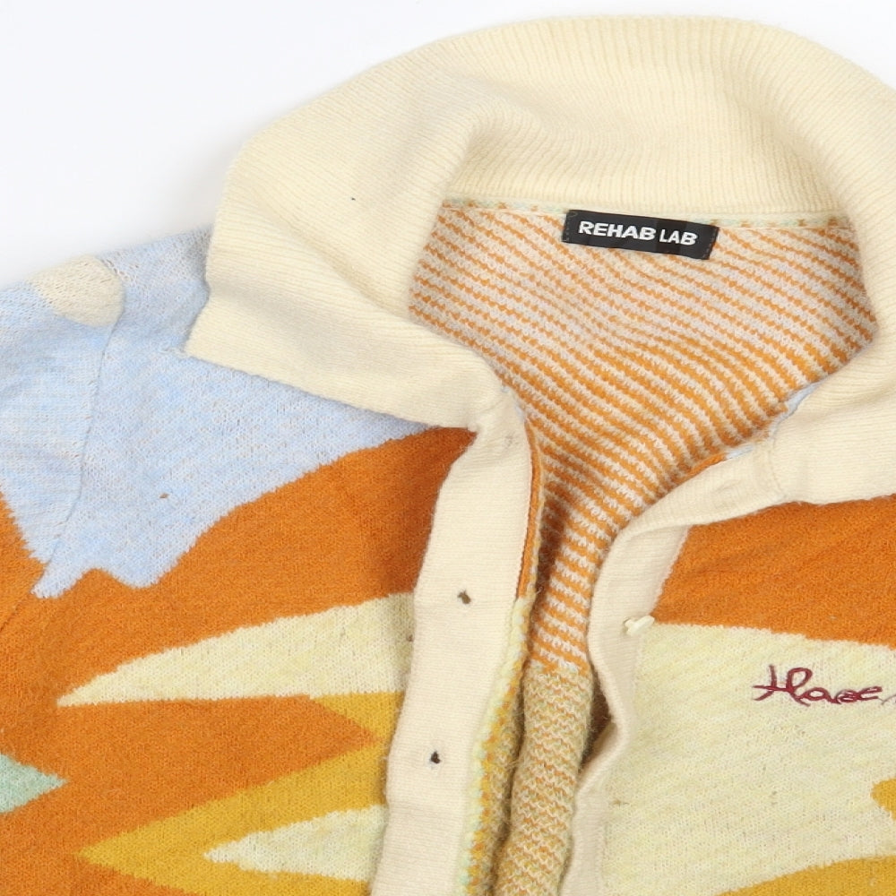 Rehab Lab Womens Multicoloured   Cardigan Jumper One Size