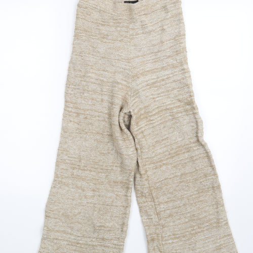 Topshop Womens Beige   Sweatpants Trousers Size 6 L21 in