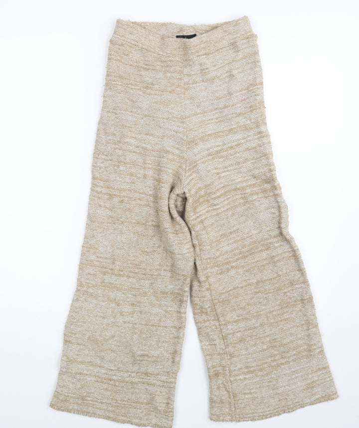 Topshop Womens Beige Sweatpants Trousers Size 6 L21 in