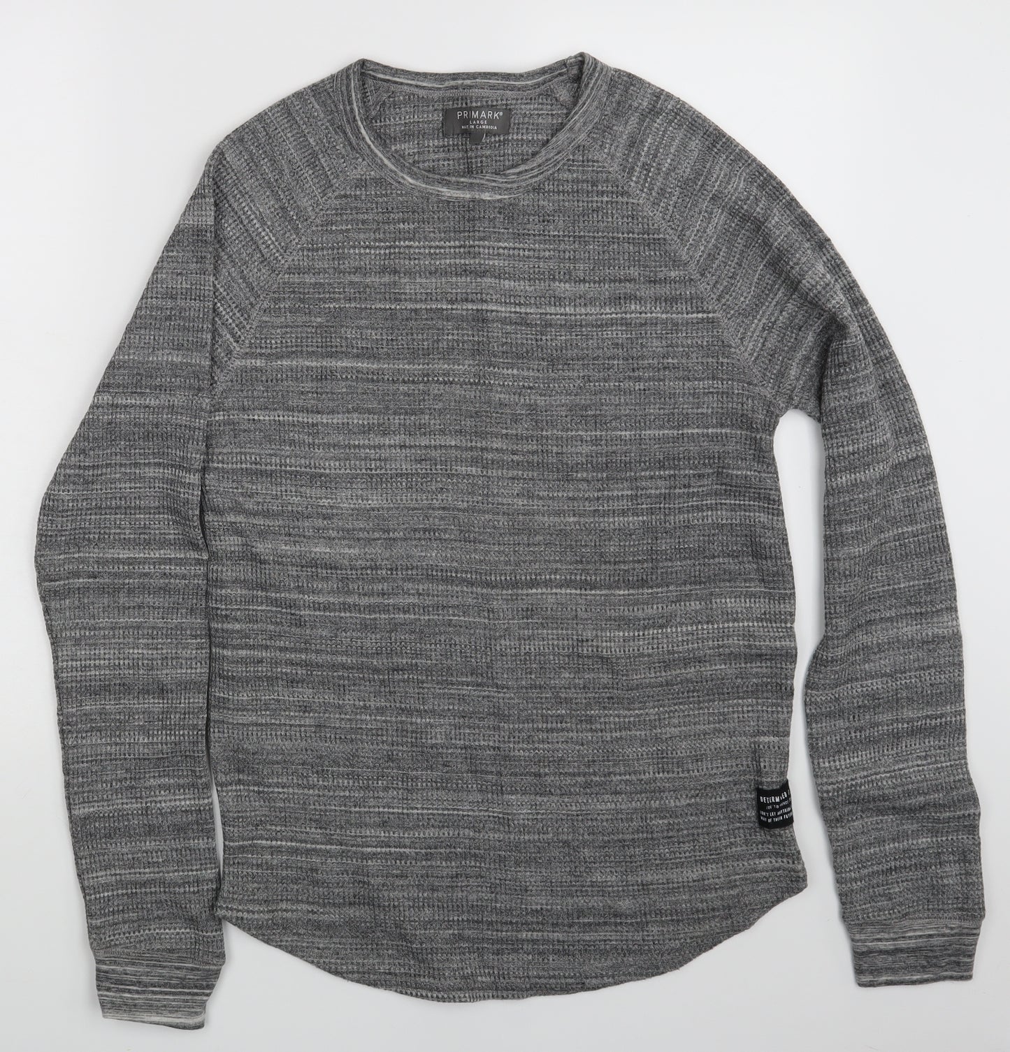 Primark Mens Grey   Pullover Jumper Size L