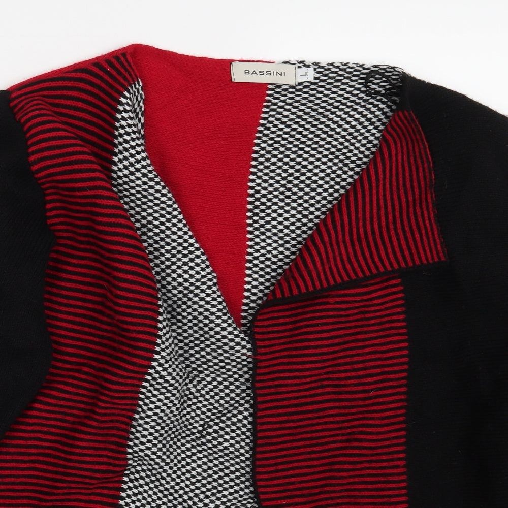 Basini Womens Multicoloured Striped  Cardigan Jumper Size L