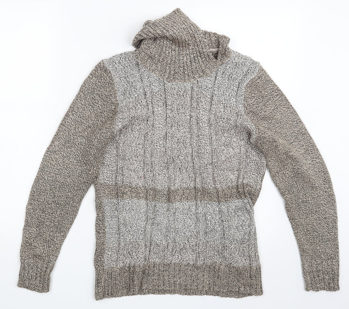 BM Womens Beige   Pullover Jumper Size S