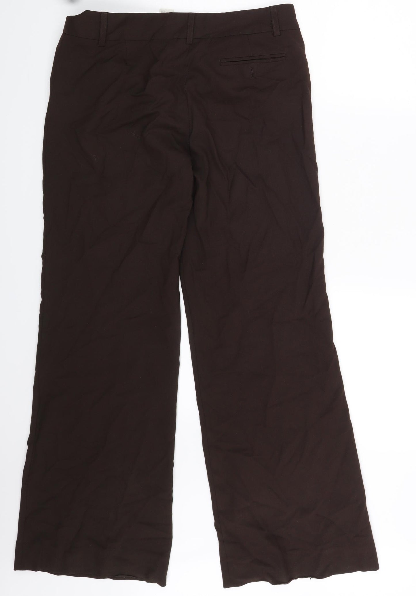 Zara Womens Brown   Trousers  Size 12 L31 in