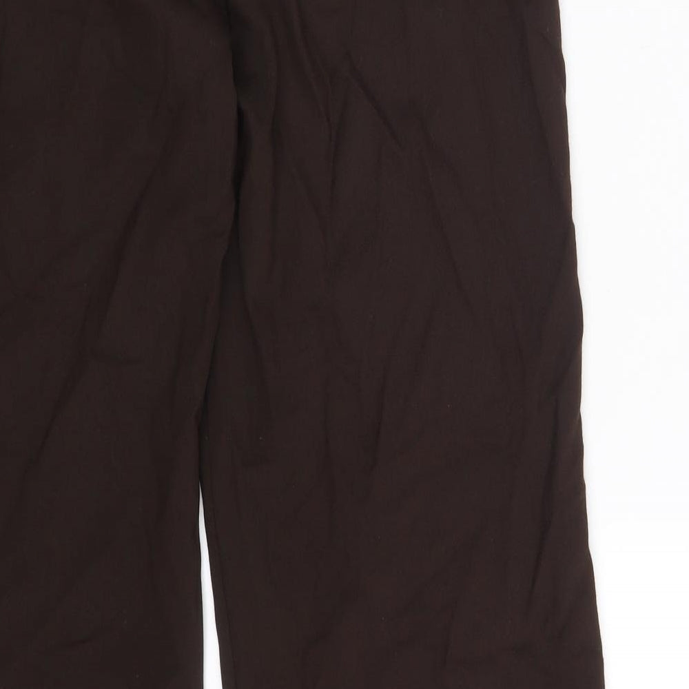 Zara Womens Brown   Trousers  Size 12 L31 in