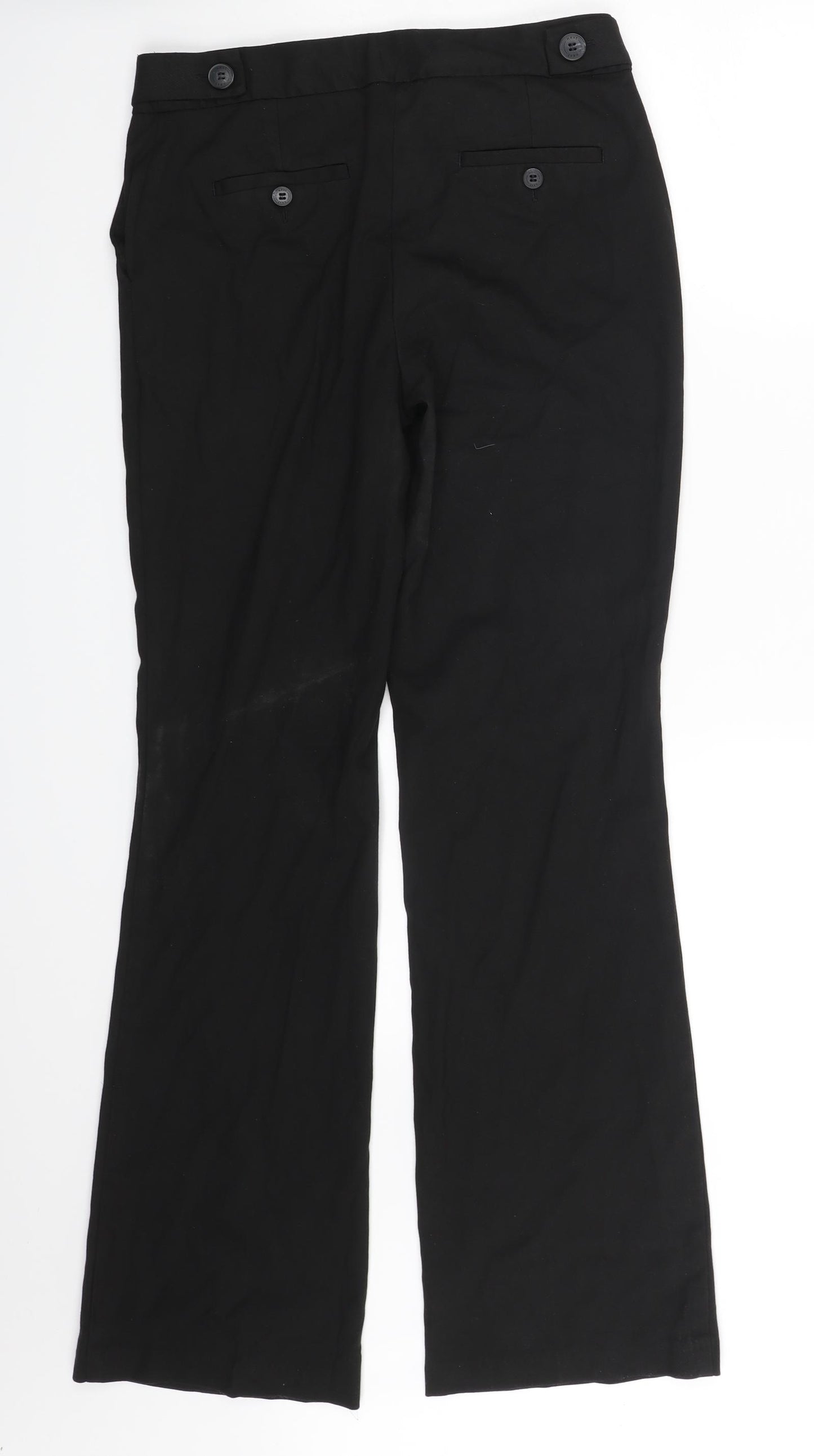 NEXT Womens Black   Trousers  Size 8 L30 in