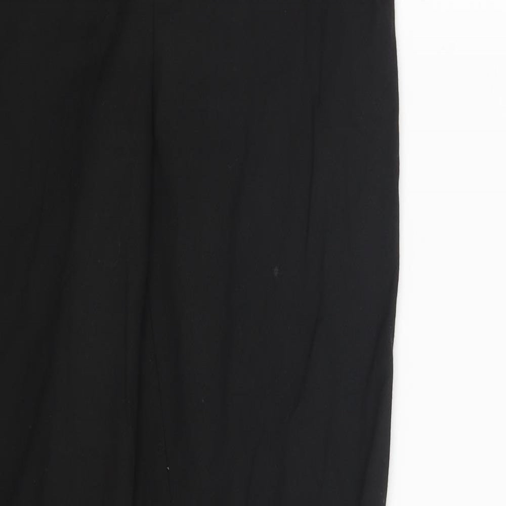 NEXT Womens Black   Trousers  Size 8 L30 in