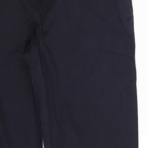 M&S Womens Blue   Chino Trousers Size 14 L23 in
