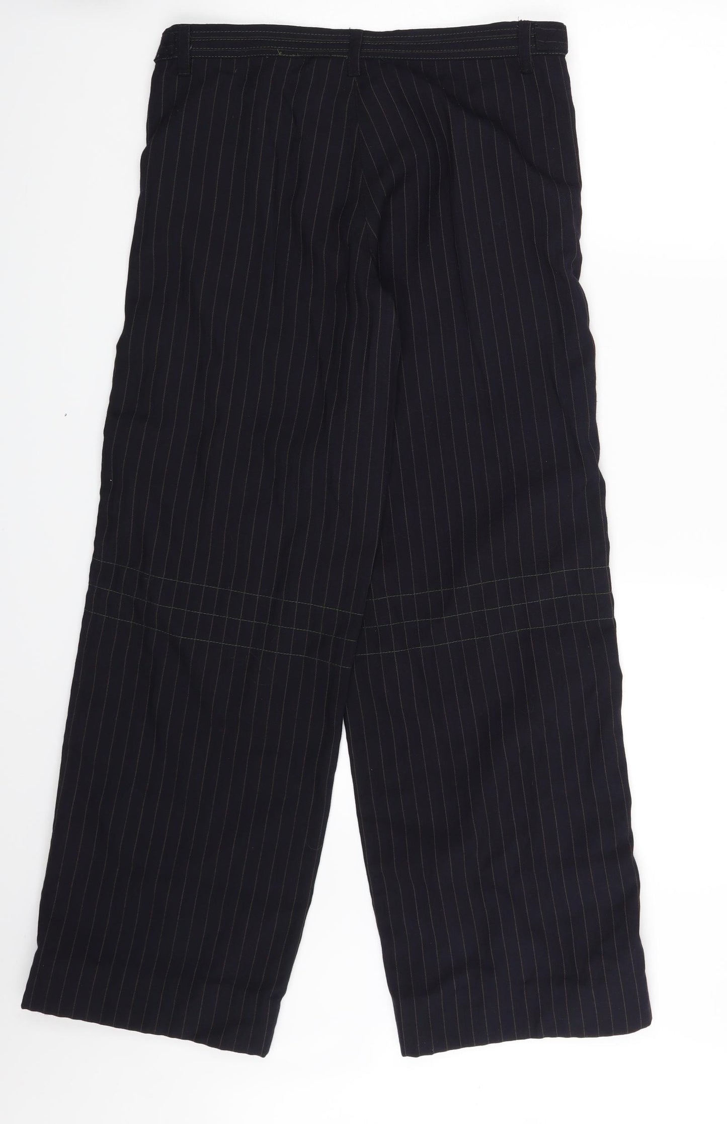 Bison Boat Womens Blue Striped  Trousers  One Size L30 in