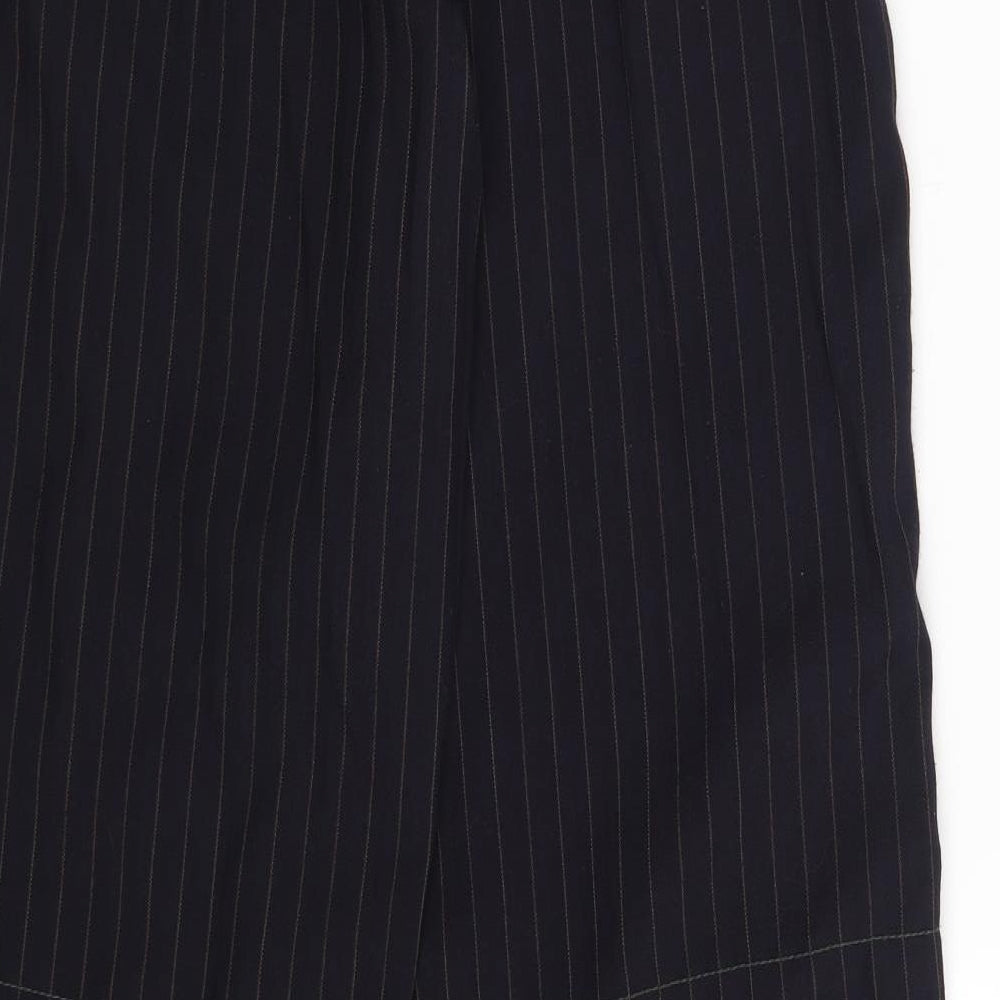 Bison Boat Womens Blue Striped  Trousers  One Size L30 in
