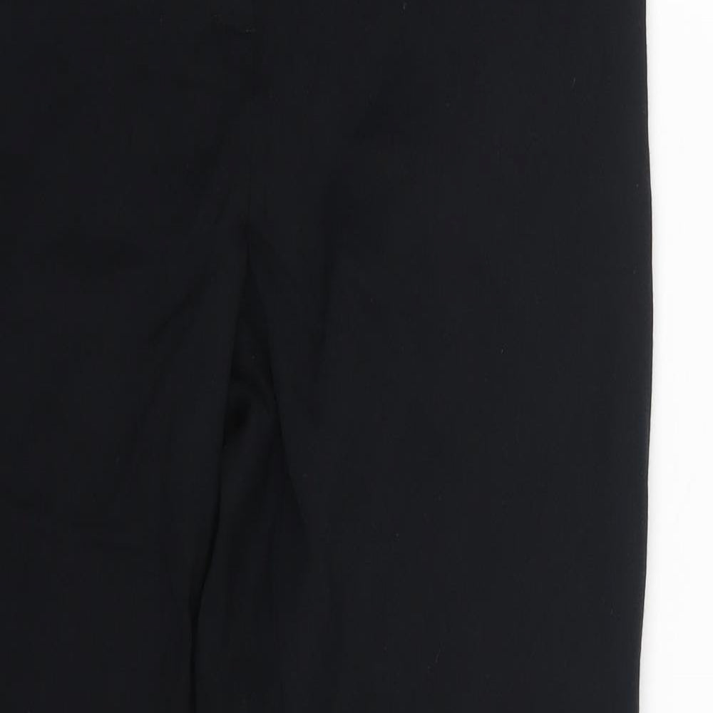 M&S Womens Black   Chino Trousers Size 10 L27 in