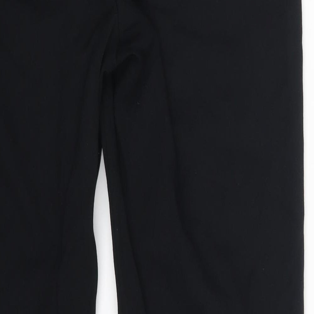M&S Womens Black   Chino Trousers Size 10 L27 in