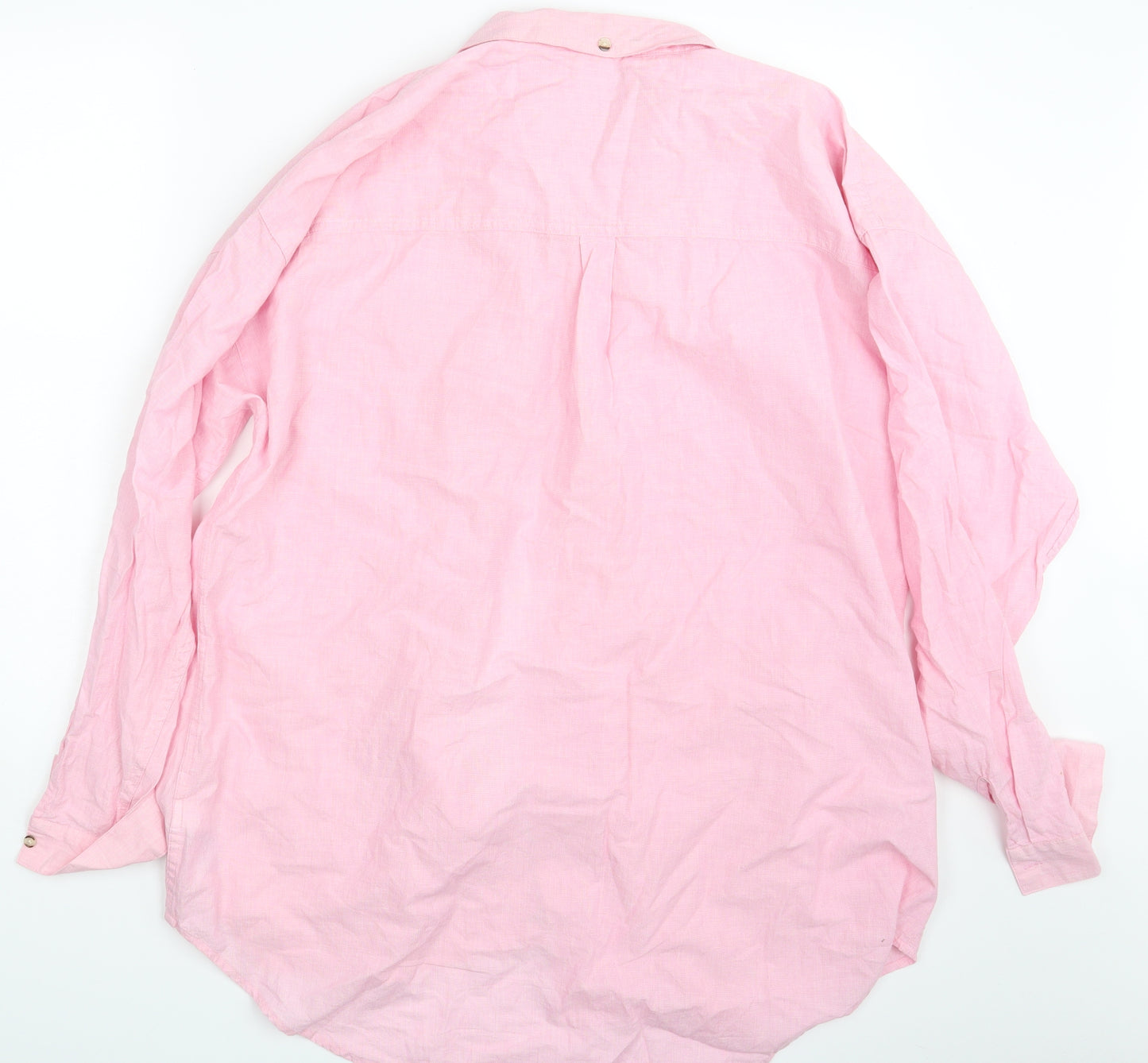 NEXT Womens Pink   Basic Button-Up Size 20
