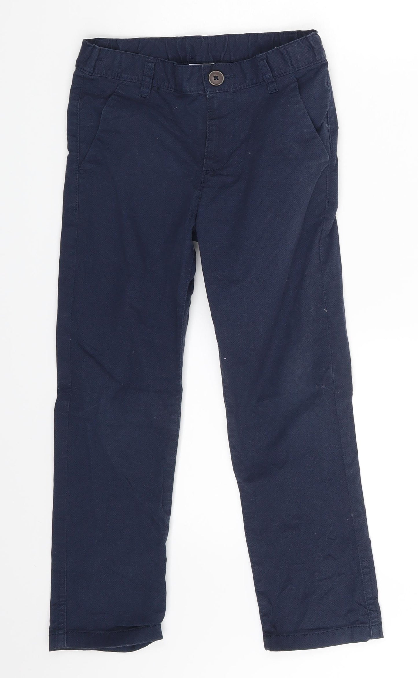 F&F Boys Blue   Chino Trousers Size 6-7 Years