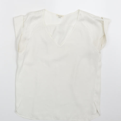 River Island Womens Ivory   Basic Blouse Size 8