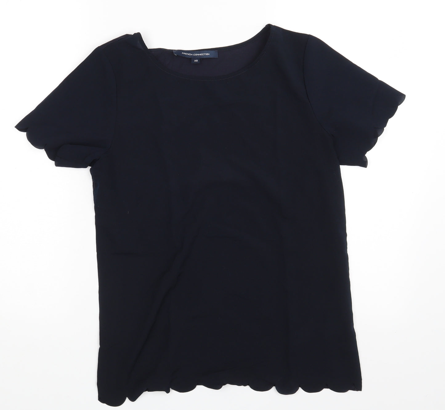 Dorothy Perkins Womens Blue   Basic Blouse Size XS