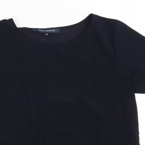 Dorothy Perkins Womens Blue   Basic Blouse Size XS