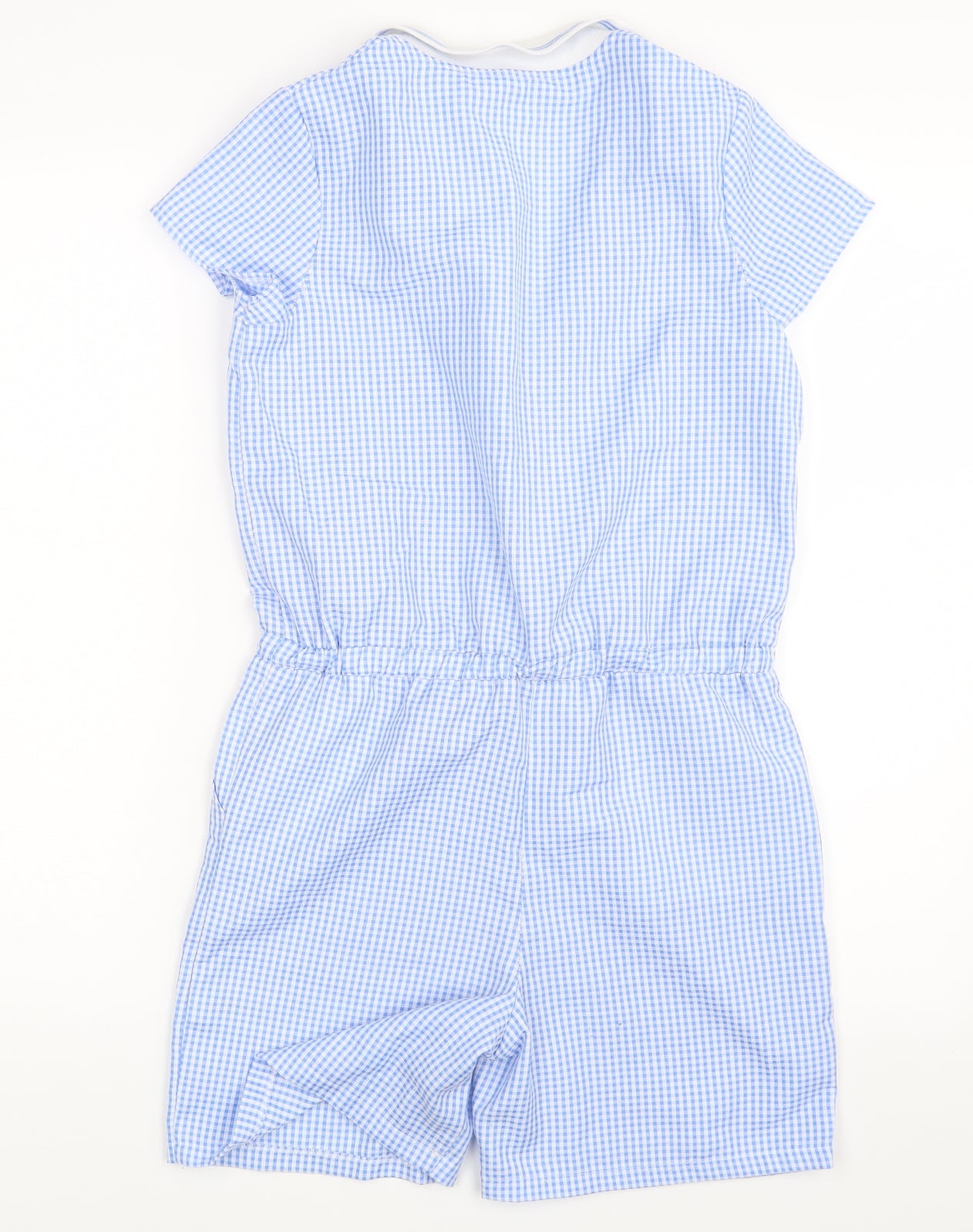 George Girls Multicoloured Check  Coverall One-Piece Size 10-11 Years L4 in