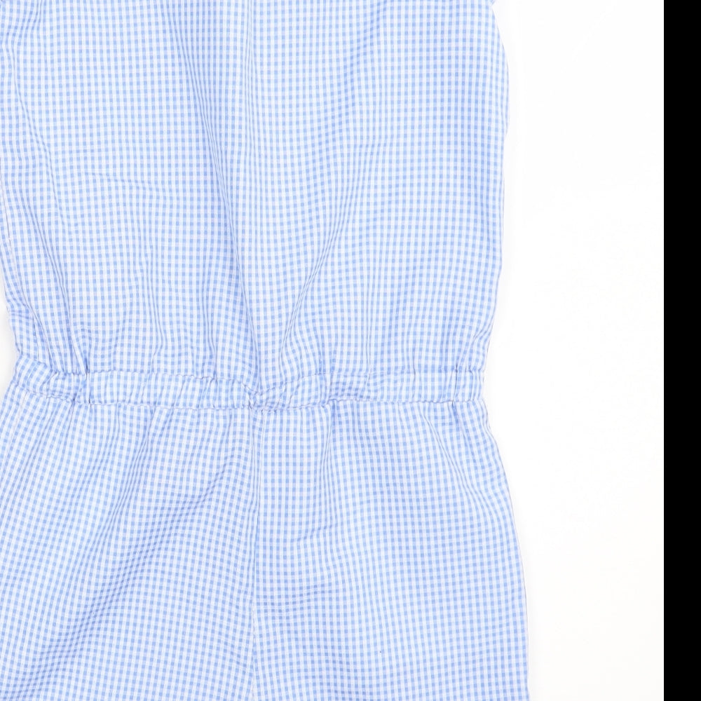 George Girls Multicoloured Check  Coverall One-Piece Size 10-11 Years L4 in