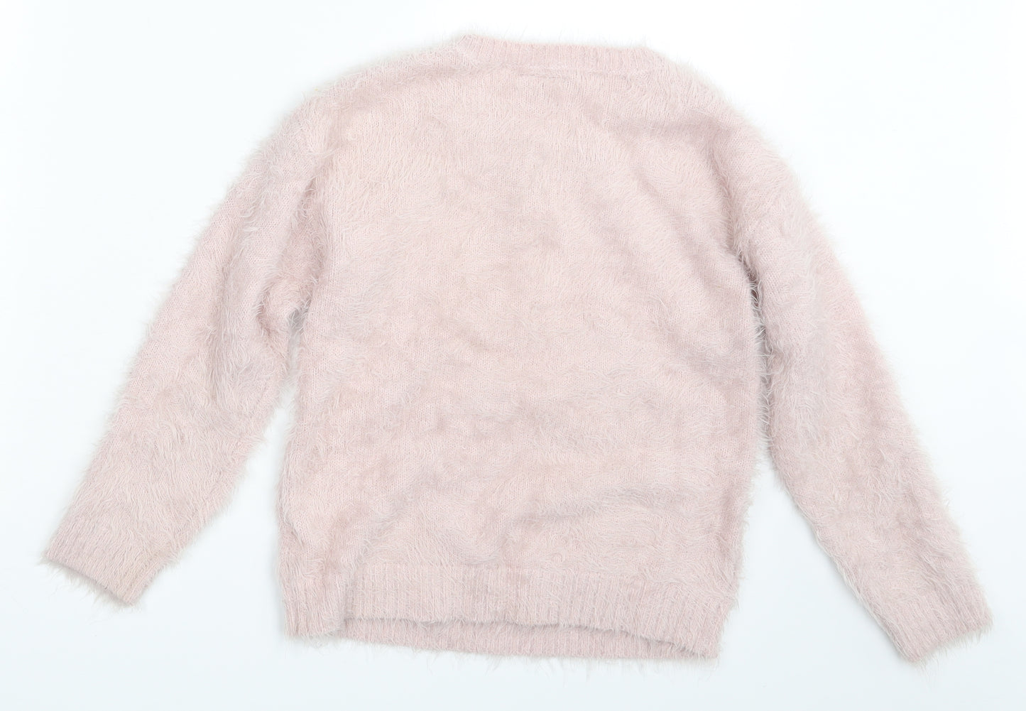 I Love Girlswear Girls Pink   Pullover Jumper Size 9 Years