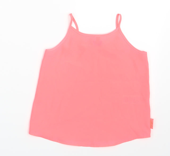 Debenhams Girls Pink Basic Tank Size 4 Years