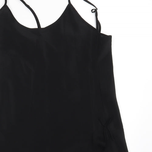 Camile Womens Black   Basic Blouse Size 10