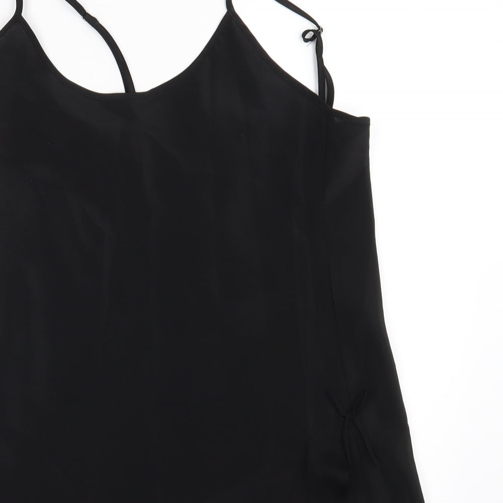 Camile Womens Black   Basic Blouse Size 10