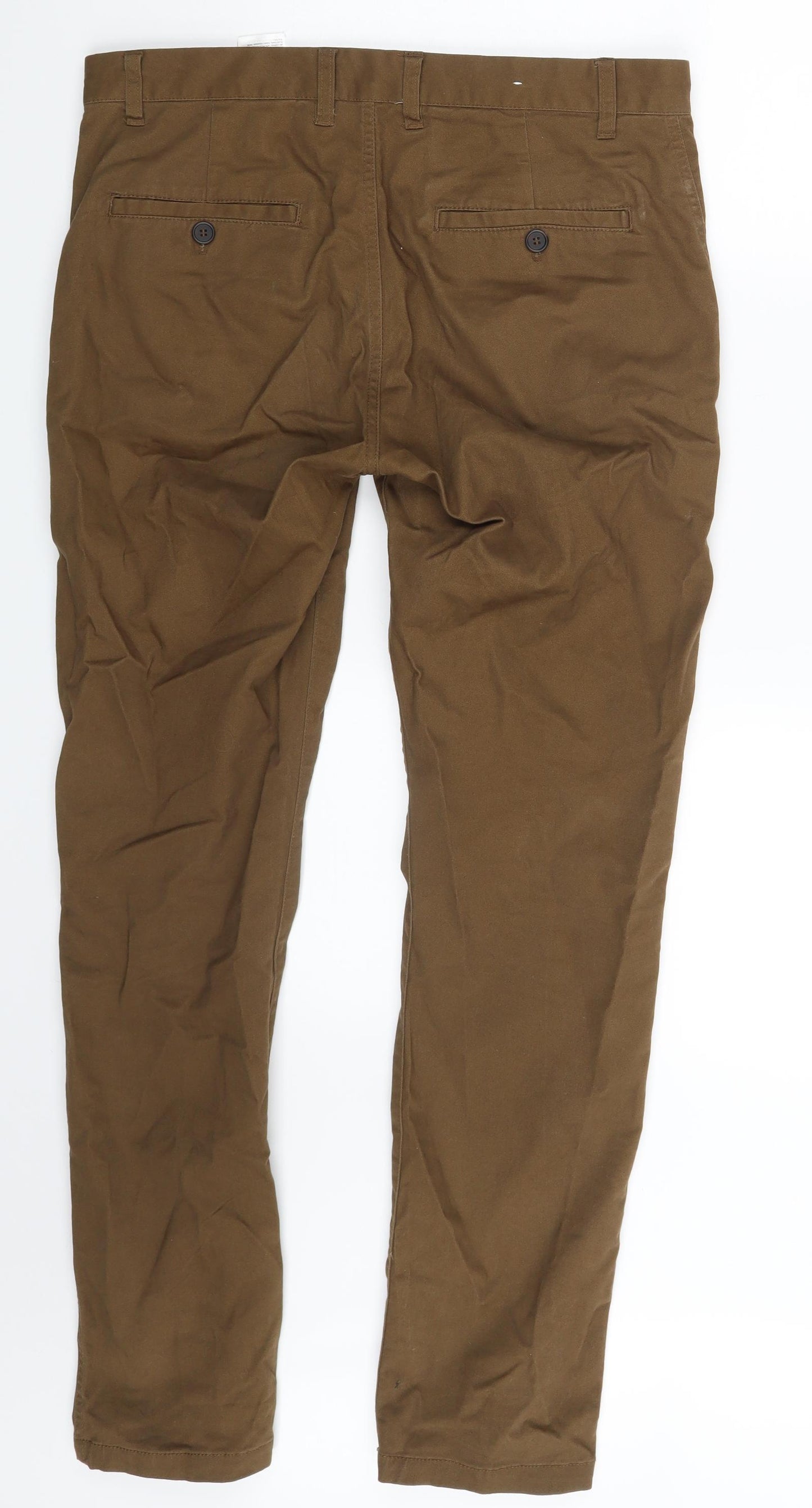 H&M Mens Brown   Trousers  Size 36 in L31 in