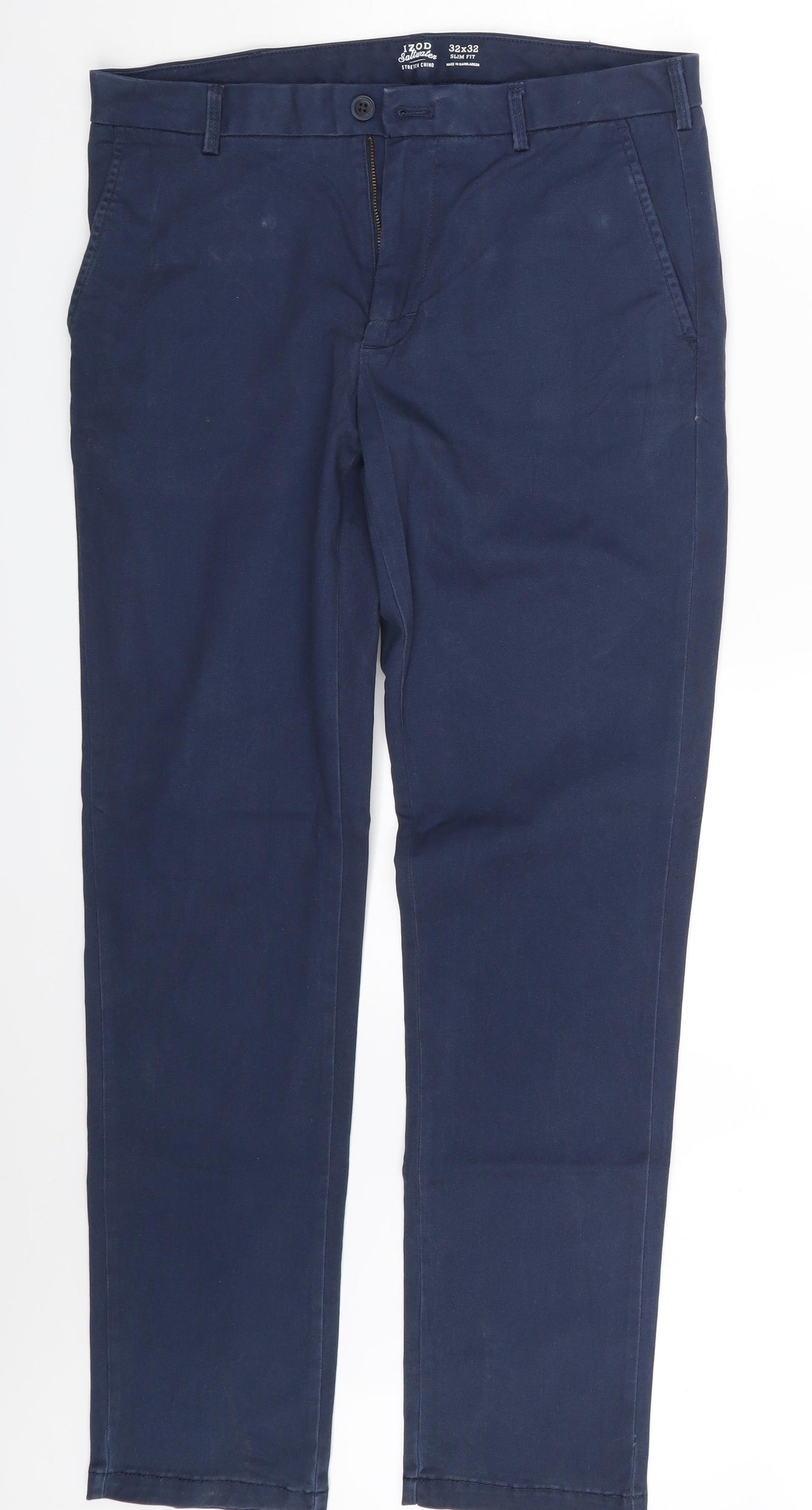 IZOD Mens Blue   Trousers  Size 32 in L32 in