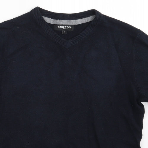 The Collection Mens Blue   Pullover Sweatshirt Size S